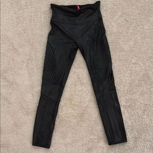 SPANX Moto Black Leggings